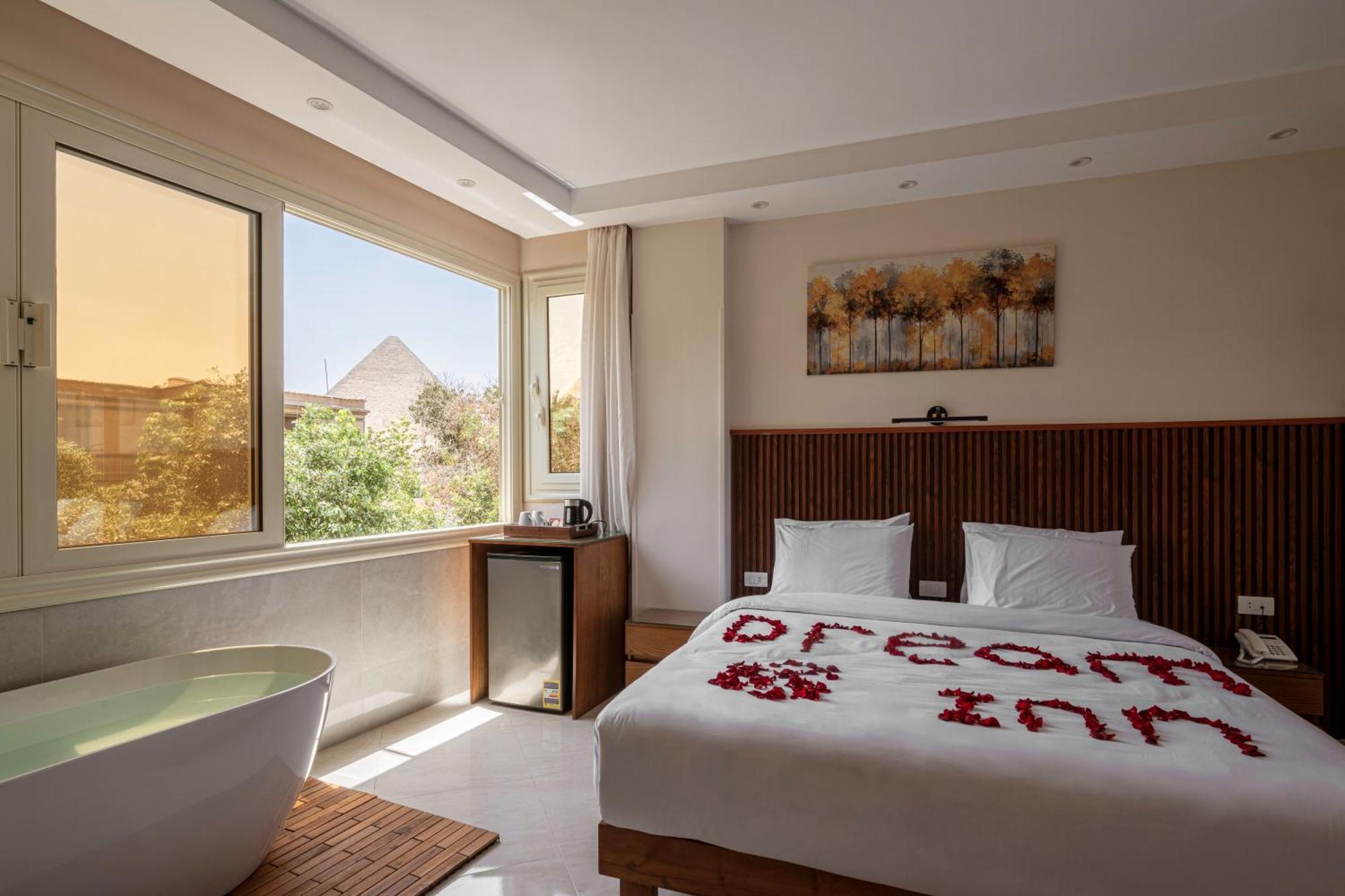 Dream Inn Pyramids View Kafrat al Jabal Exterior foto